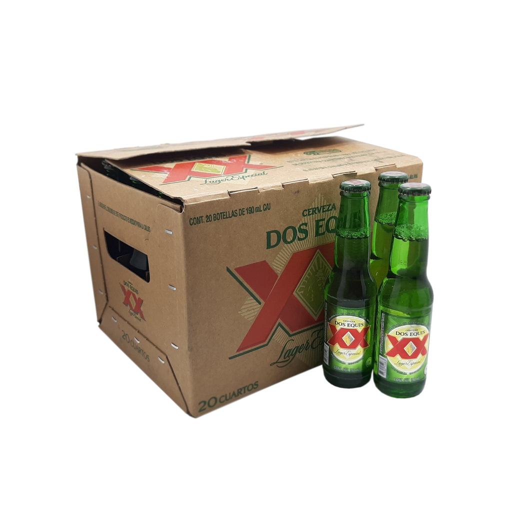 CARTON CERV XX LAGER CUARTO 190ML Súper La Mas Chiquita CARTON CERV XX LAGER CUARTO 190ML Súper La Mas Chiquita