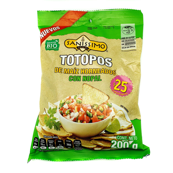 TOTOPOS SANISSIMO NOPAL 200G