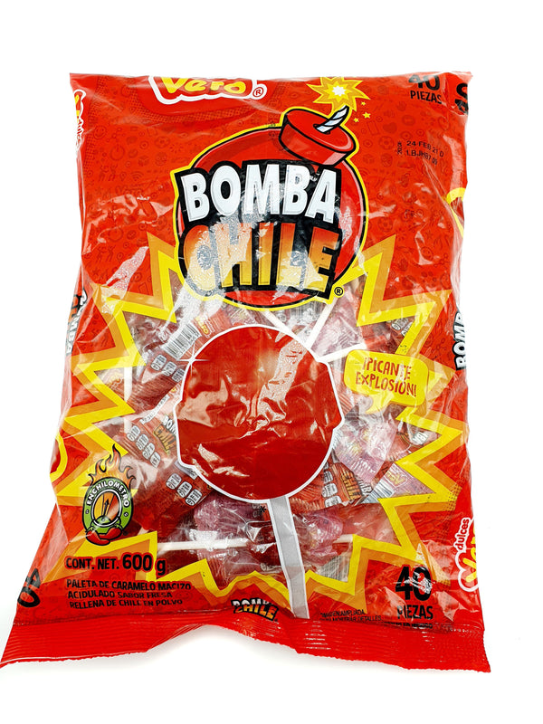 BOLSA DE PALETAS BOMBA CHILE 40PZ