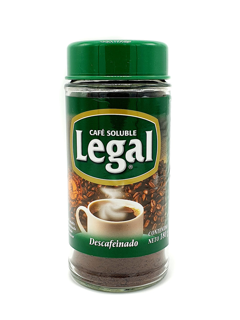 CAFE SOLUBLE LEGAL DESCAFEINADO 180G