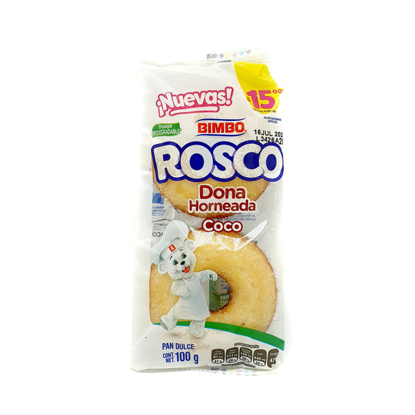 ROSCO DONA HORNEADA CON COCO 100G