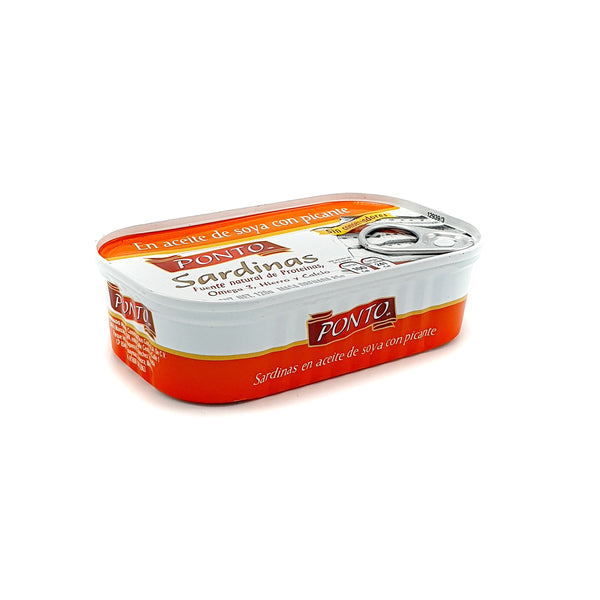 SARDINA PONTO EN ACEITE DE SOYA  C/P 120G