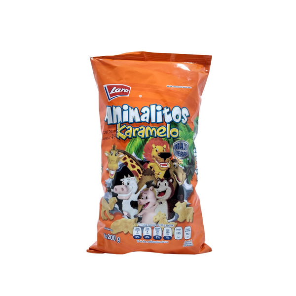 GALLETAS LARA ANIMALITOS KARAMELO 200G