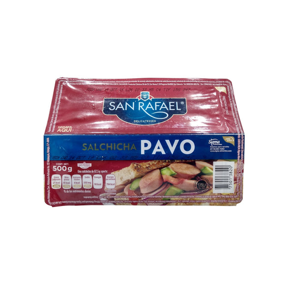 SALCHICHA PAVO SAN RAFAEL 500G