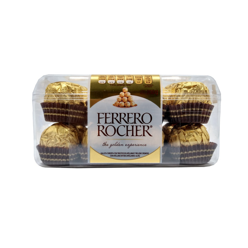 CAJA DE CHOCOLATE FERRERO ROCHER T16 200G