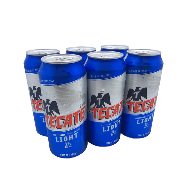 SIX CERV TECATE LIGHT LATA 473ML