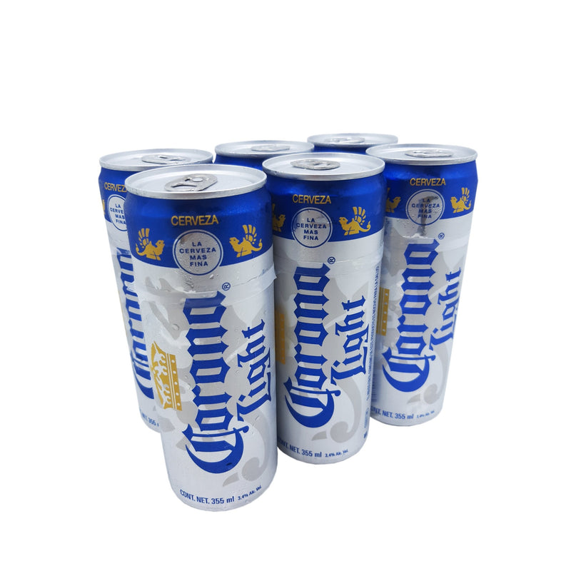 SIX DE CERV CORONA LIGHT LATA 355ML