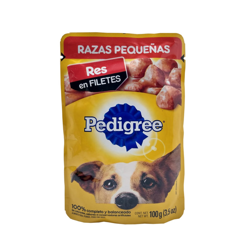 PEDIGREE RAZAS PEQUEÑAS RES 100G