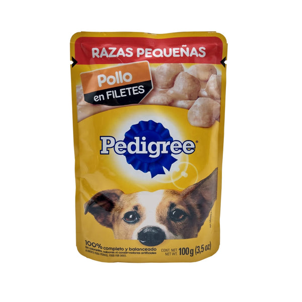 PEDIGREE RAZAS PEQUEÑAS DE POLLO 100G