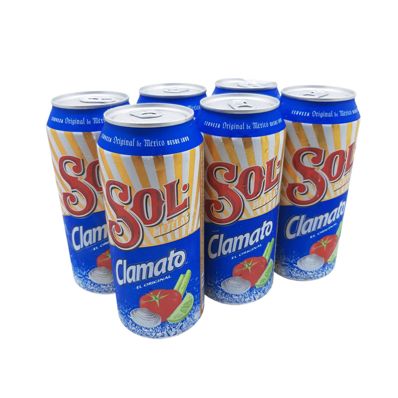 SIX CERV SOL CLAMATO LATA 473ML