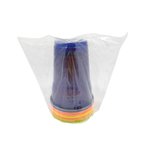 VASOS TRANSPARENTE DE COLORES