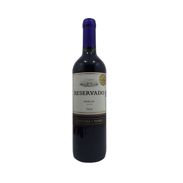 VINO TINTO CONCHA Y TORO RESERVADO MERLOT 750ML