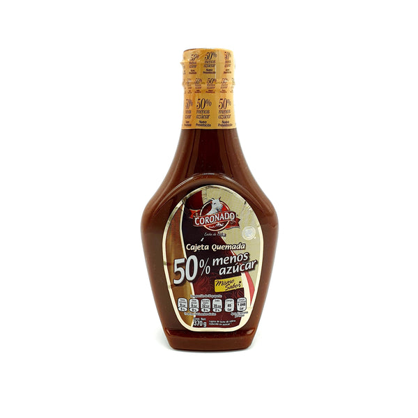CAJETA QUEMADA CORONADO 50% AZUCAR 370G