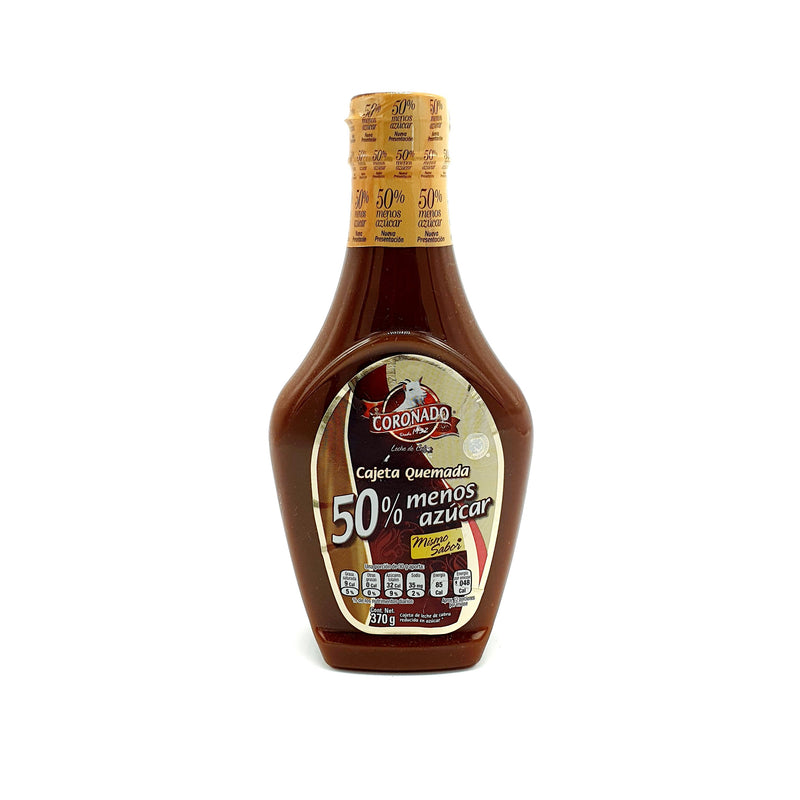 CAJETA QUEMADA CORONADO 50% AZUCAR 370G