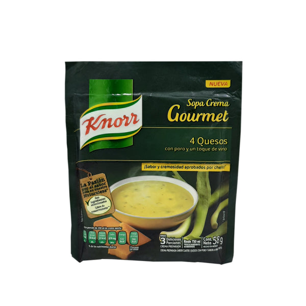 SOPA CREMA 4 QUESOS KNORR 58G