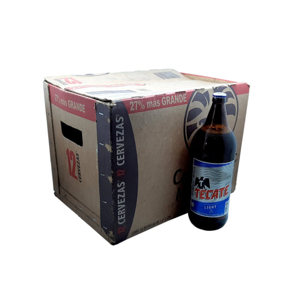 CARTON CERV CAGUAMON TECATE LIGHT 1.2LT