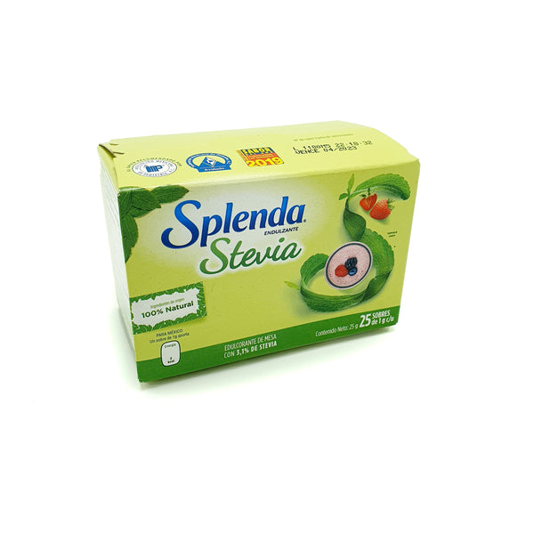 ENDULZANTE SPLENDA C/ STEVIA 25G