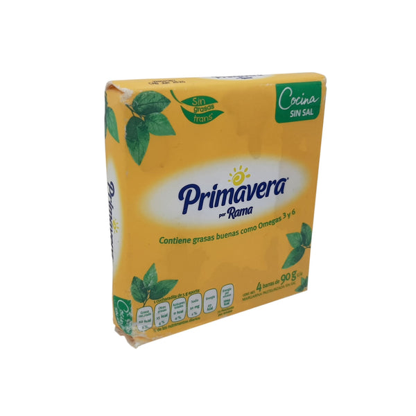 CAJA DE MARGARINA PRIMAVERA SIN SAL 360G