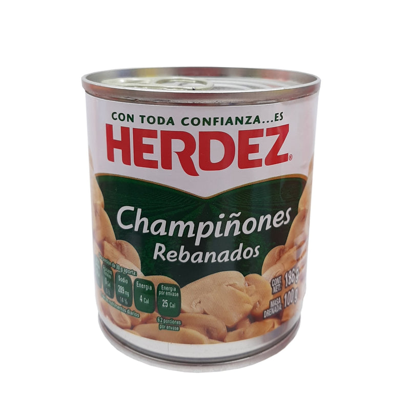 CHAMPIÑONES HERDEZ REBANADOS 186G