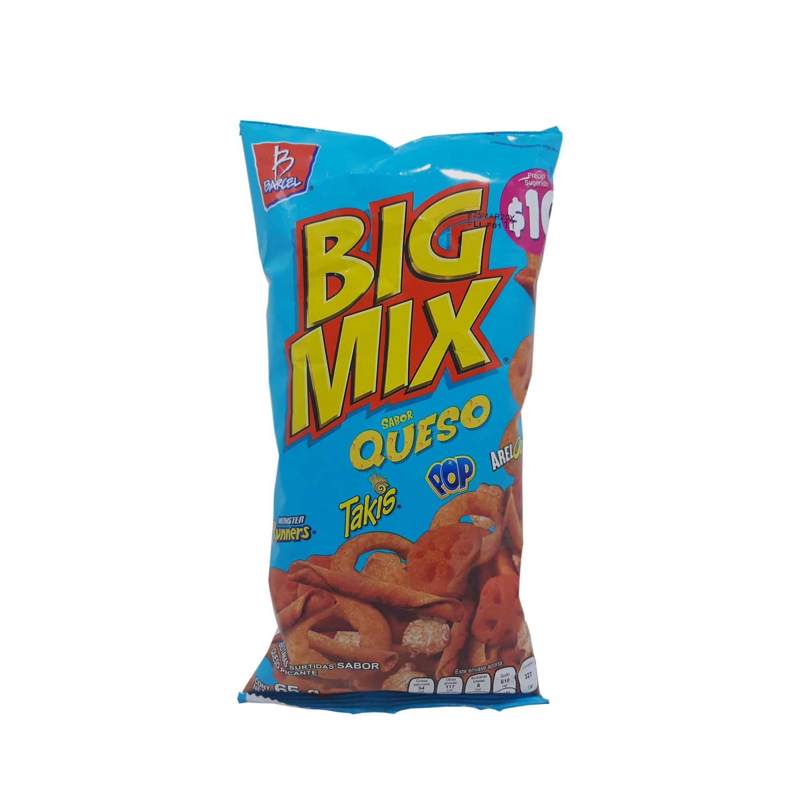 Big Mix Queso Barcel 80g 75g Súper La Mas Chiquita 