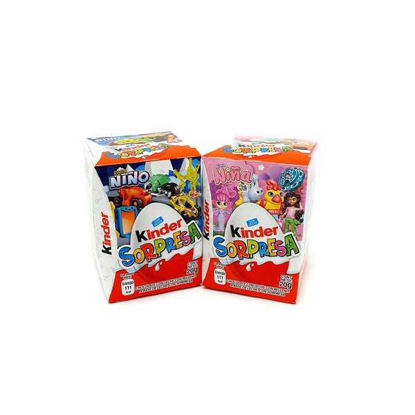 HUEVITO KINDER SORPRESA NIÑO-NIÑA 20G