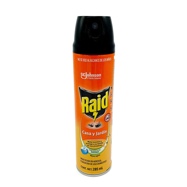 INSECT RAID CASA Y JARDIN  NARANJA 285ML