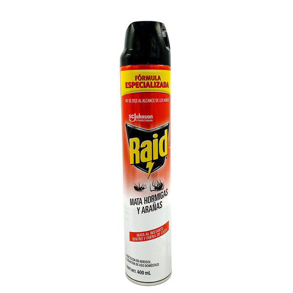 INSECT RAID MATA HORMIGAS Y ARAÑA 400ML