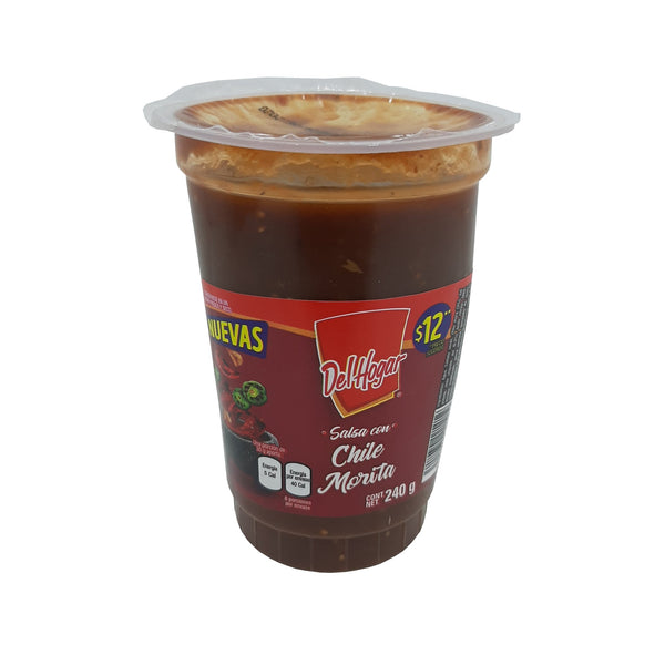 SALSA CON CHILE MORITA DEL HOGAR 240G