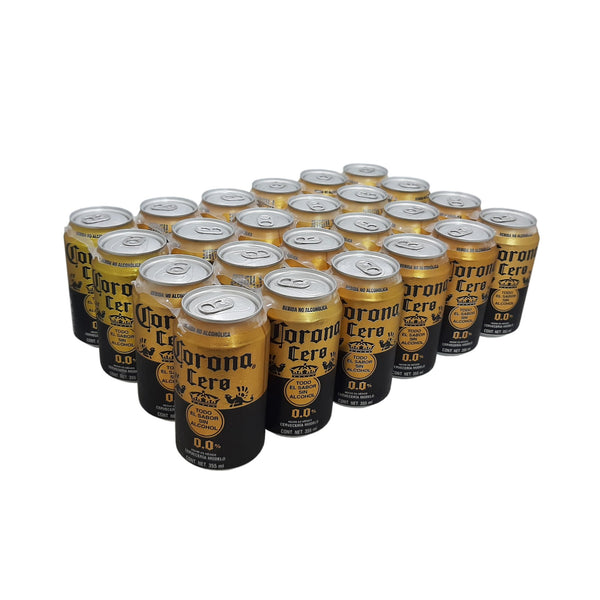 CHAROLA DE CERV CORONA CERO LATA 355ML
