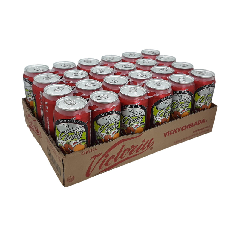 CHAROLA DE CERV VICKYCHELADA LATA 473ML