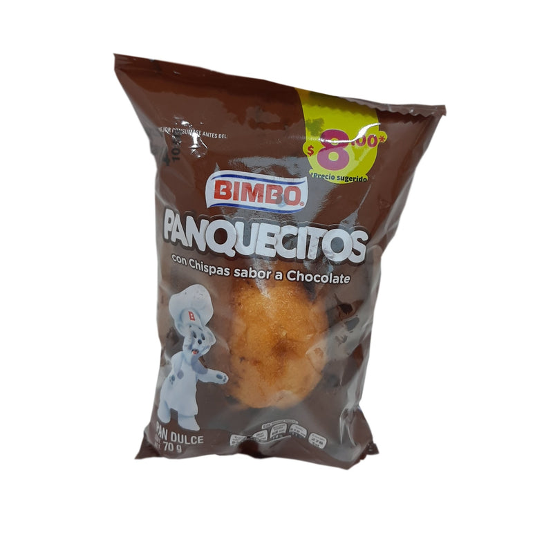 PANQUECITO CHISPAS CHOCOLATE 70G