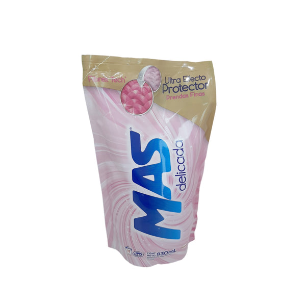 DET LIQ MAS DELICADA 830ML