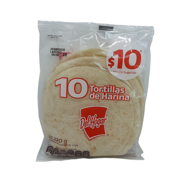 TORTILLAS DE HARINA DEL HOGAR 220G