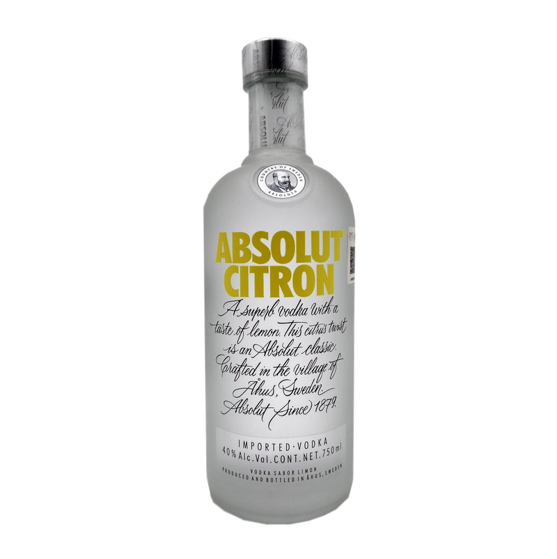 VODKA ABSOLUT CITRON 750ML