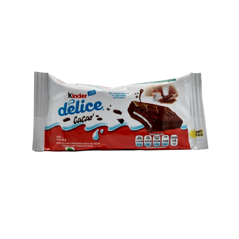 KINDER DELICE CACAO 39G