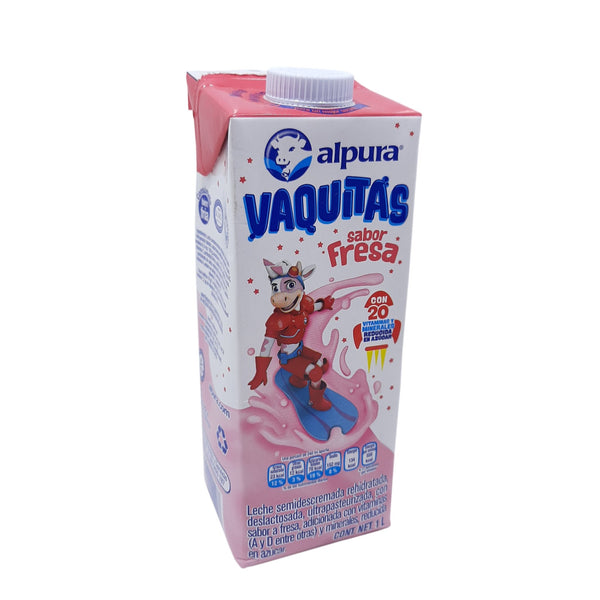 LECHE ALPURA FRESA LT