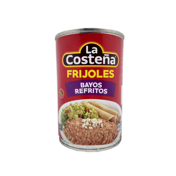 FRIJOLES LA COSTEÑA NEGROS REFRITOS 440G