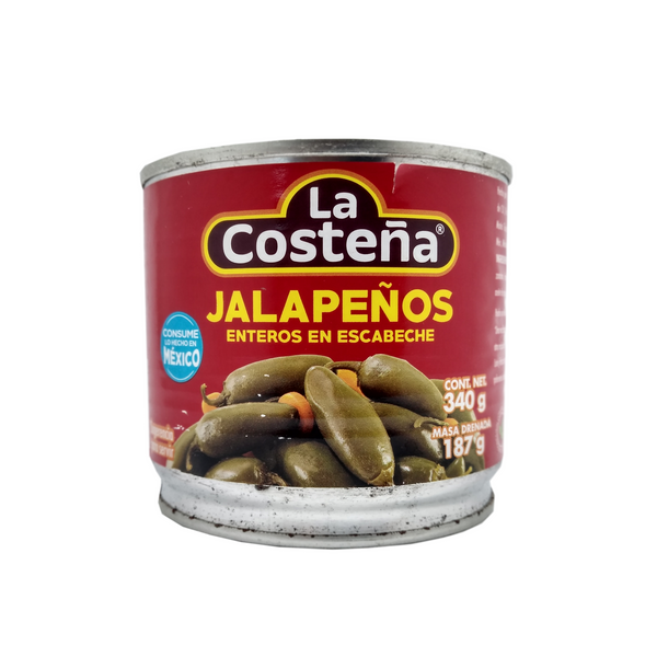 CHILES JALAPEÑOS LA COSTEÑA 380G