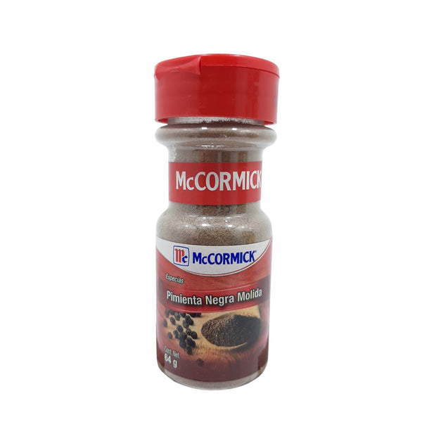 PIMIENTA NEGRA MOLIDA MCCORMICK 64G