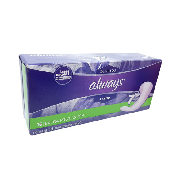 ALWAYS DIARIOS LARGO 16PZ