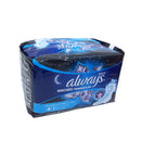 TOALLAS ALWAYS NOCTURNAS SEDA-SEC CON ALAS 8PZ