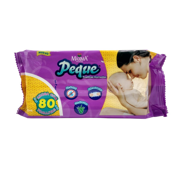 TOALLITAS HÚMEDAS MAXIMA PEQUE 80PZ