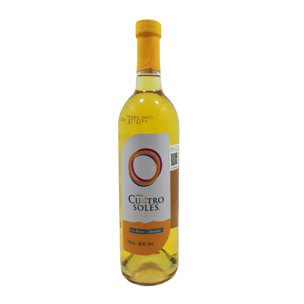 VINO BLANCO CUATRO SOLES AFRUTADO 750ML
