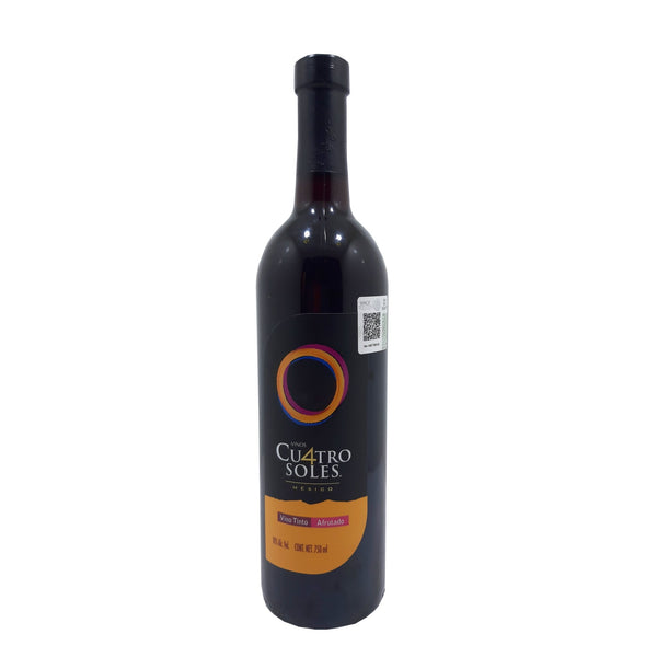 VINO TINTO CUATRO SOLES AFRUTADO 750ML